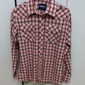 Wrangler Red and White Checkered boys